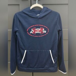 Under Armour Navy Blue Kids' Coldgear Hoodie
